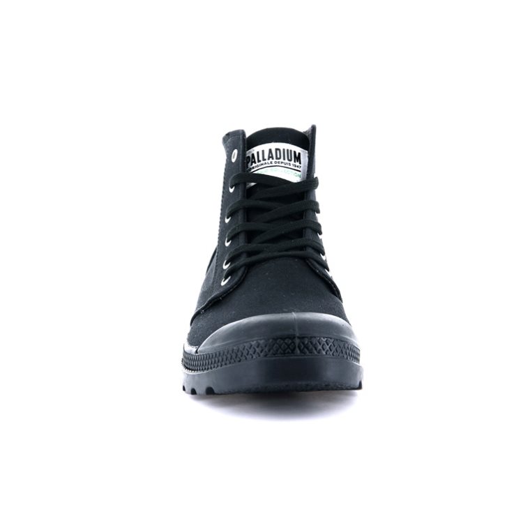 Dámské Boty Palladium Pampa Hi Organic II Černé | CZ UVB-59C